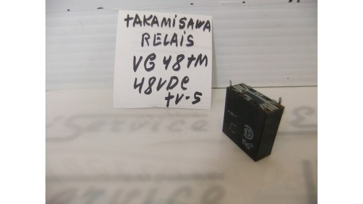 Takamisawa VG48TM relais TV-5 48VDC